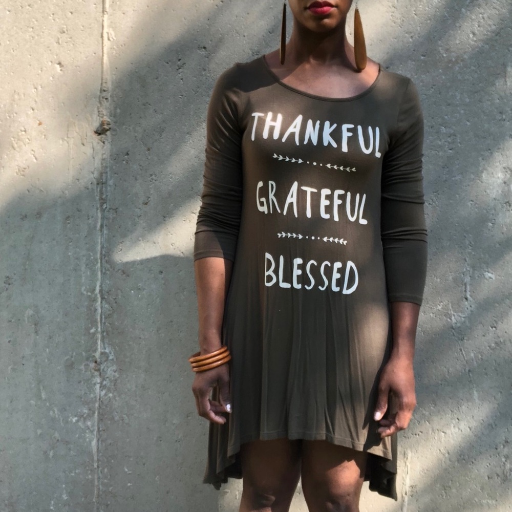 Thankful Tshirt Dress